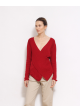 alpaca czerwony quintessence weave and knits