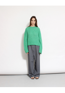 sweter zielony h&m wool/alpaca blend