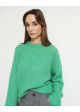 sweter zielony h&m wool/alpaca blend