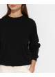 sweter wełniany czarny vitter
