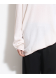 biały kaszmirowy sweter celio, XXL