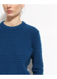 sweter niebieski wełniany uniqlo U
