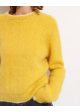 sweter żółty zara