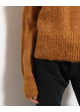 sweter brązwoy h&m wełna alpaka