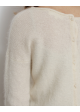 sweter biały moher/alpaca guziczki LA MAILLE SEZANE