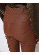 spodnie skórzane brązowy MALENE BIRGER