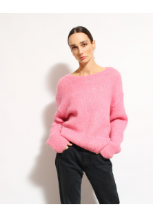 3 sweter różowy h&m wool/alpaca blend